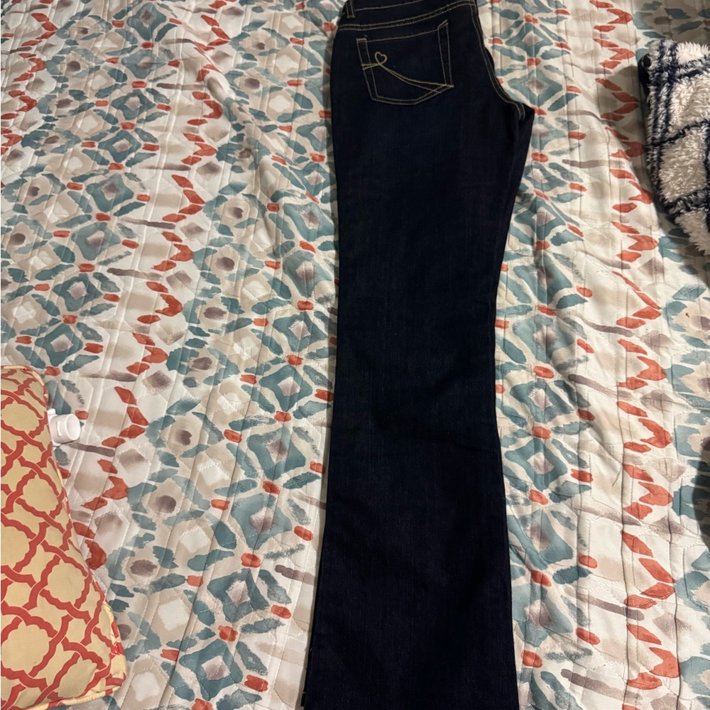 The Children's Place Blue Straight Leg Jeans Classic Style - Picture 5 of 6